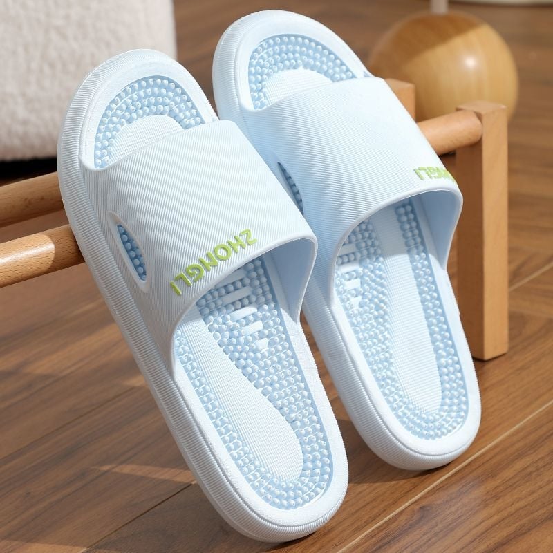 Papuci bărbați de iarnă cu căptușeală plușată și talpă groasă (Talpă: cauciuc; Sus: pluș artificial; Gen: bărbat; Vârstă: adulți)