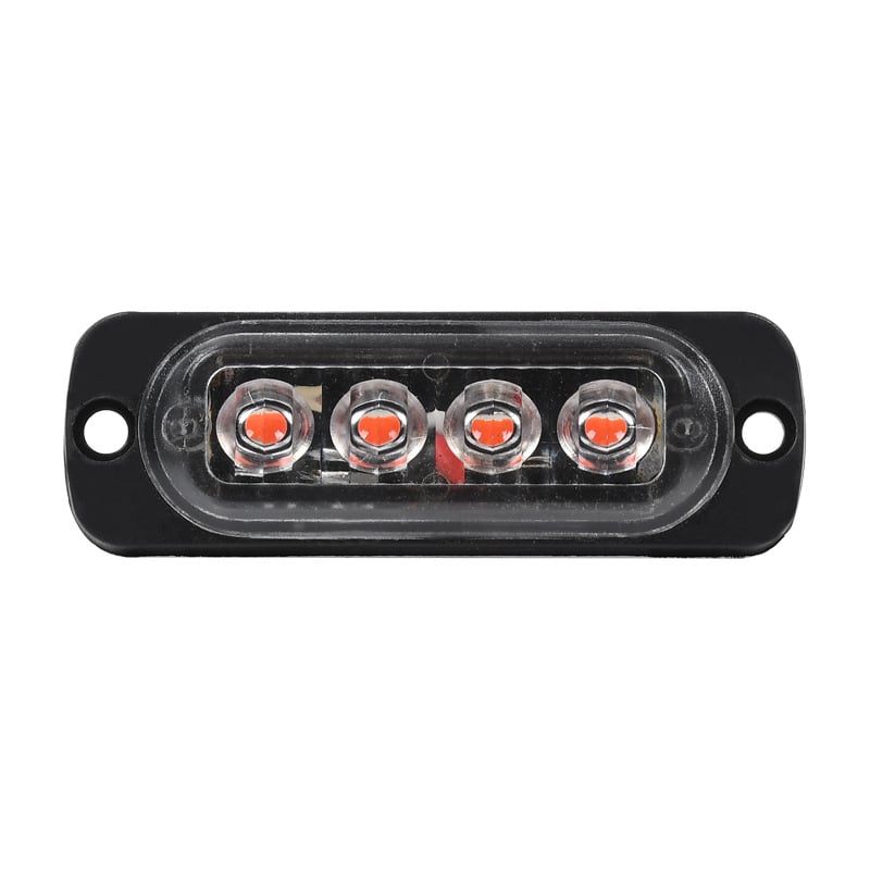 Kisteherautó oldalsó lámpa, 4-LED élfény, 12-24V, ABS