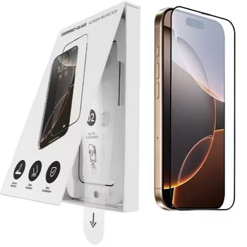 Sklenená ochranná fólia na displej pre iPhone 17 Pro Max s anti-reflexnou vrstvou — prachotesná, proti otlačkom prstov.