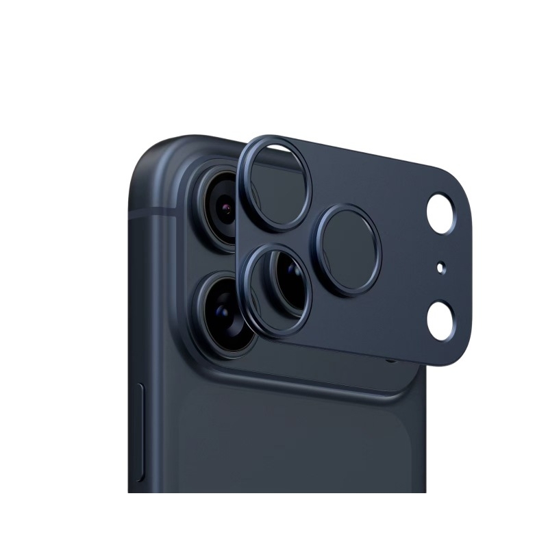 Xizhi закалено стъкло за защита на обектива за iPhone 17 Pro/Max – HD филм за обектива, цялостна броня, пълно покритие