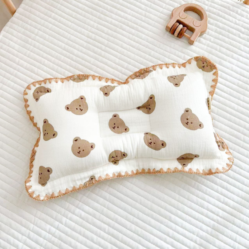 Βρεφικό μαξιλάρι – 100% βαμβάκι, κορεατικού στυλ, για νεογέννητα έως 1 έτους