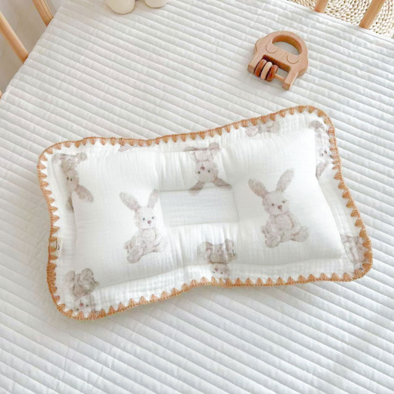 Βρεφικό μαξιλάρι – 100% βαμβάκι, κορεατικού στυλ, για νεογέννητα έως 1 έτους
