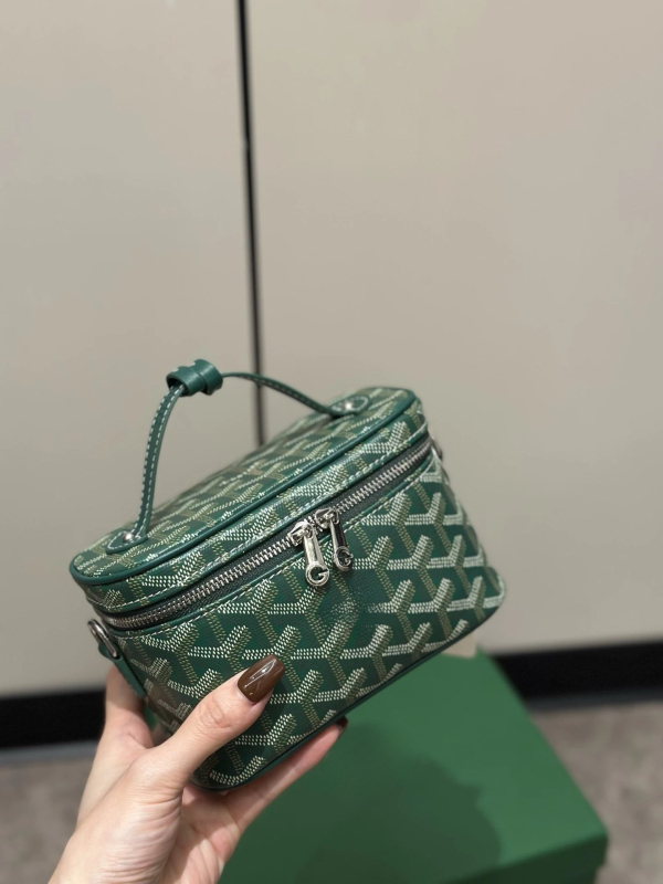 Kosmetička torbica s uzorkom psećih zuba, konopljin materijal, zatvaranje rajfasom, poliester podstava, džep za telefon, crossbody/ramenski stil