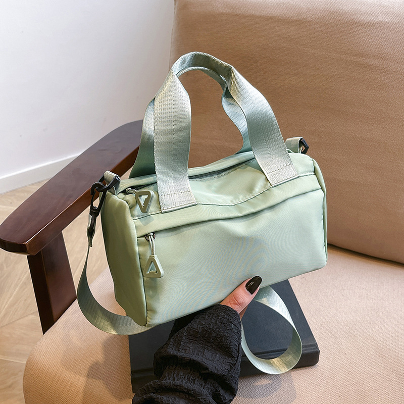 Crossbody torba od Oxford tkanine, horizontalnog kvadratnog oblika, zatvarač, pretinice za telefon i dokumente, ulični stil