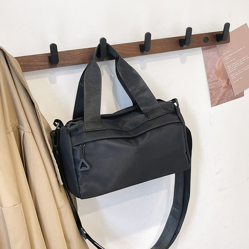 Crossbody torba od Oxford tkanine, horizontalnog kvadratnog oblika, zatvarač, pretinice za telefon i dokumente, ulični stil