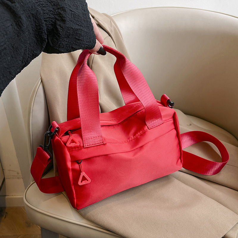 Crossbody torba od Oxford tkanine, horizontalnog kvadratnog oblika, zatvarač, pretinice za telefon i dokumente, ulični stil