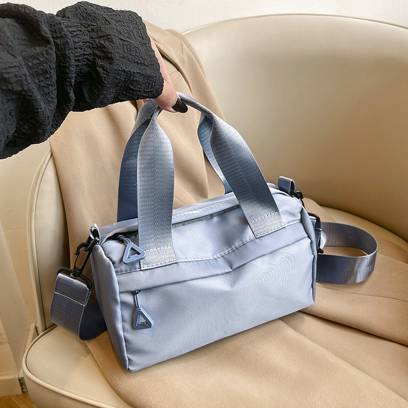Crossbody torba od Oxford tkanine, horizontalnog kvadratnog oblika, zatvarač, pretinice za telefon i dokumente, ulični stil