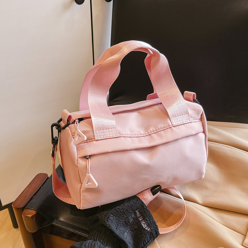 Crossbody torba od Oxford tkanine, horizontalnog kvadratnog oblika, zatvarač, pretinice za telefon i dokumente, ulični stil