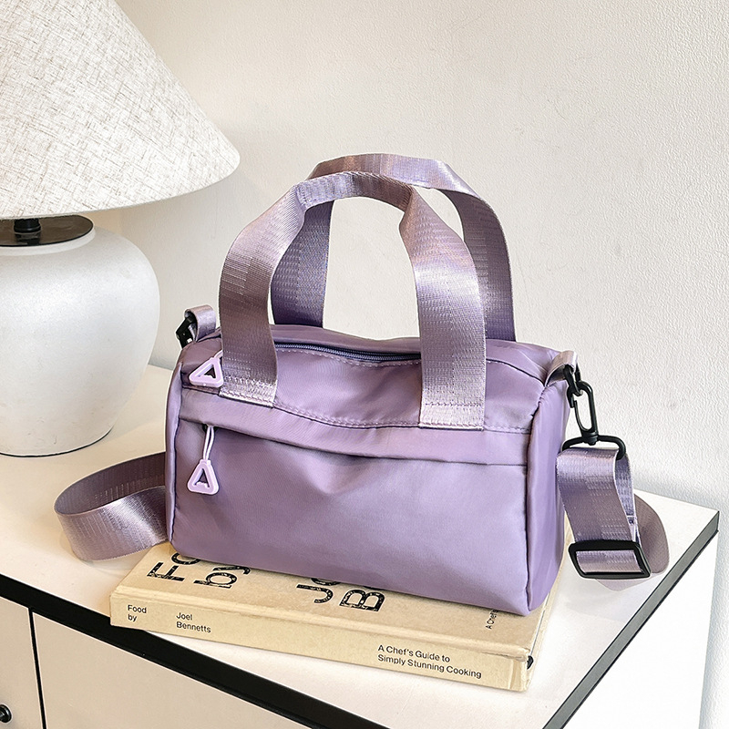 Crossbody torba od Oxford tkanine, horizontalnog kvadratnog oblika, zatvarač, pretinice za telefon i dokumente, ulični stil