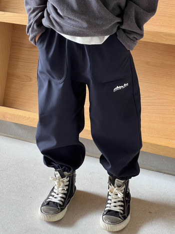 Παιδικά αθλητικά παντελόνια για χειμώνα-φθινόπωρο, unisex, νάιλον ύφασμα, ανθεκτικά στον άνεμο, για ηλικίες 7–12 ετών