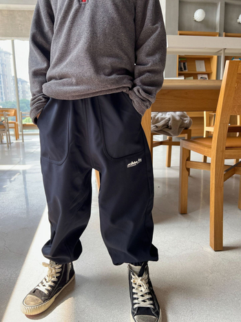 Παιδικά αθλητικά παντελόνια για χειμώνα-φθινόπωρο, unisex, νάιλον ύφασμα, ανθεκτικά στον άνεμο, για ηλικίες 7–12 ετών