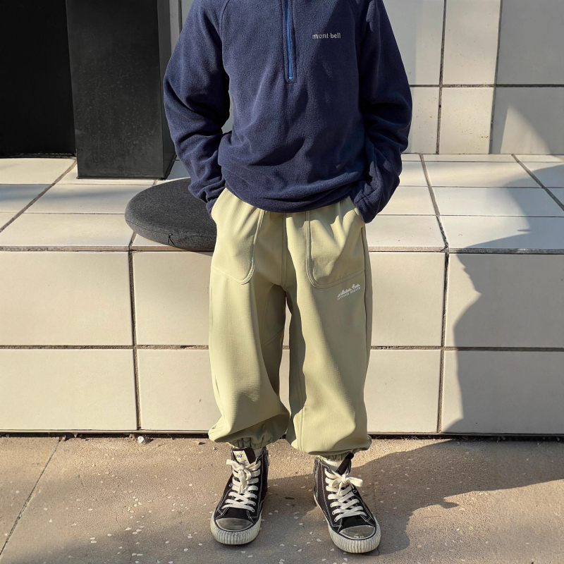 Παιδικά αθλητικά παντελόνια για χειμώνα-φθινόπωρο, unisex, νάιλον ύφασμα, ανθεκτικά στον άνεμο, για ηλικίες 7–12 ετών