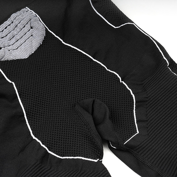 Unisex παντελόνια συμπίεσης που στεγνώνουν γρήγορα, απομάκρυνση υγρασίας, νάιλον μπλέντ, 3/4 μήκος, για χειμερινές προπόνησεις