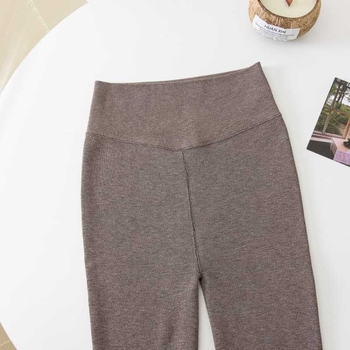 Leggings s učinkom mršavljenja, nylon 50–70%, fleece podstava za toplinu, s nogavicama