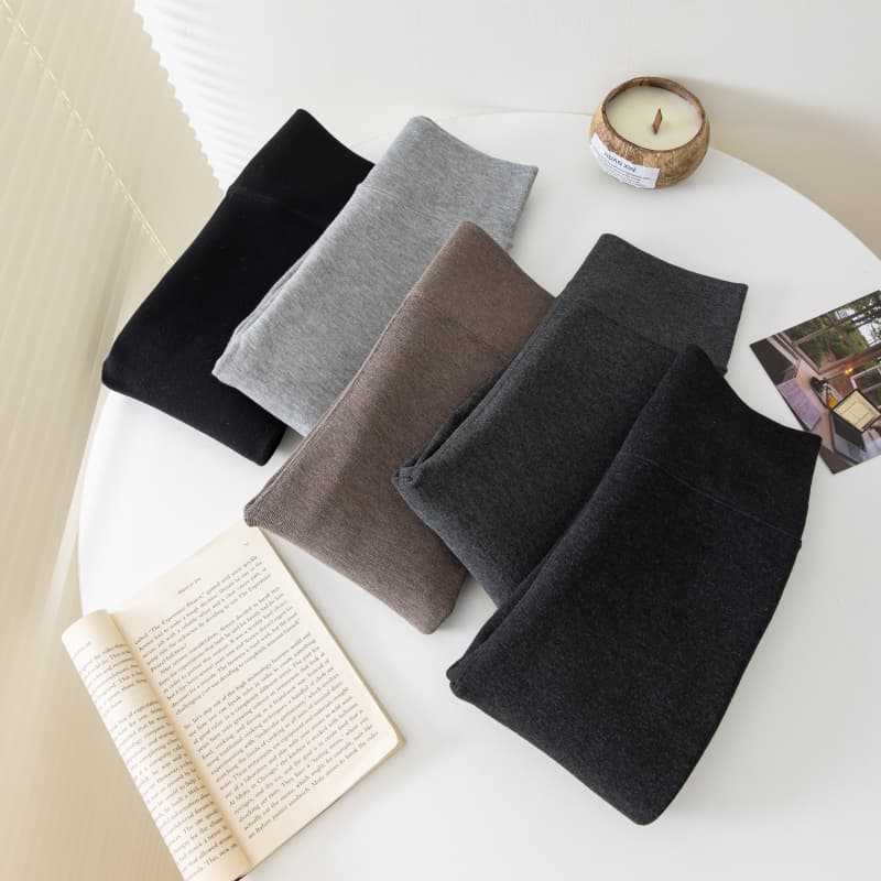 Leggings s učinkom mršavljenja, nylon 50–70%, fleece podstava za toplinu, s nogavicama