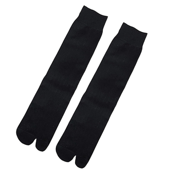 Ženske čarape s dvije prste, japanski stil, jednofarbne (srednje dužine, pamuk, upijaju znoj)