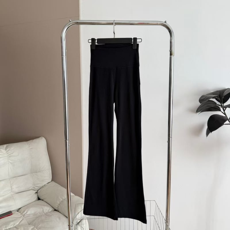Ženske flared joga hlače s visokim strukom, učvršćivanje stražnjice, nylon-spandex smjesa, tanke, geometrijski uzorak, bootcut kroj