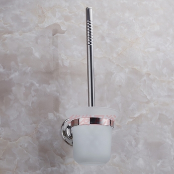 Set de perii pentru baie, montat pe perete, din oțel inox HF-16 – suprafață oglindită, încărcare 0,5 kg, grosime 1,3 mm