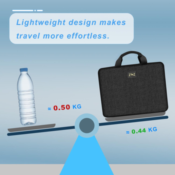 ZINZ Geantă laptop de afaceri din poliester, impermeabilă și rezistentă la șocuri, capacitate mare, unisex, stil Business Elite, culoare solidă