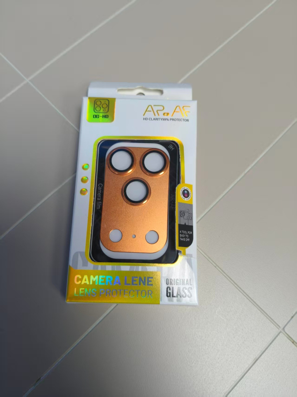 HBQ protecție pentru lentilă cu armură mată integrată pentru iPhone 14 Pro Max — sticlă securizată, film posterior, anti-amprente