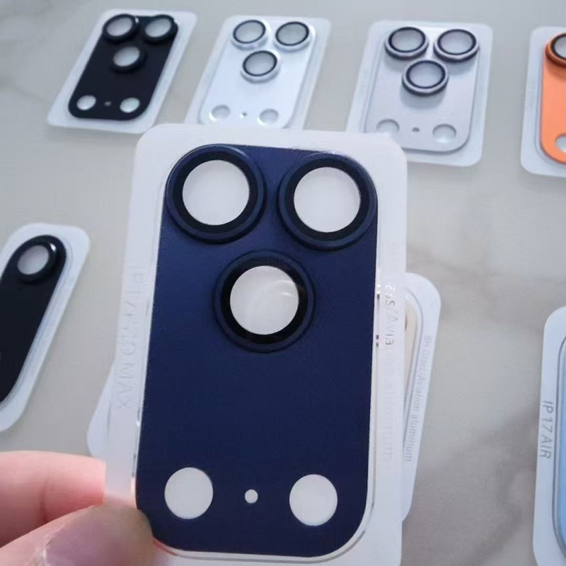 HBQ protecție pentru lentilă cu armură mată integrată pentru iPhone 14 Pro Max — sticlă securizată, film posterior, anti-amprente