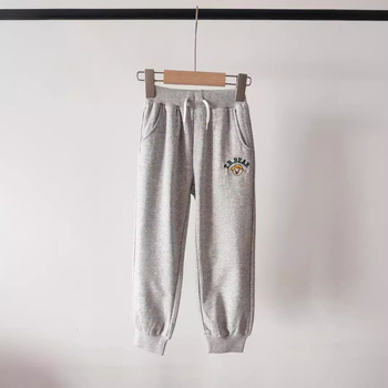 Unisex dječje hlače od pamuka frotira, 100% pamuk, ležerni casual stil, uzrast 3–8 godina, proljeće–jesen