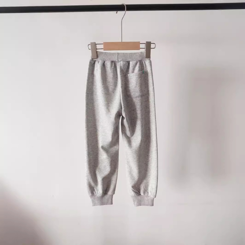 Unisex dječje hlače od pamuka frotira, 100% pamuk, ležerni casual stil, uzrast 3–8 godina, proljeće–jesen