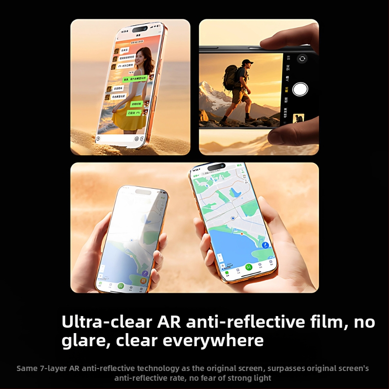 Протектор за екран от закалено стъкло за iPhone 14 Pro Max — преден филм, пълно покритие, марка PaiPaiMi