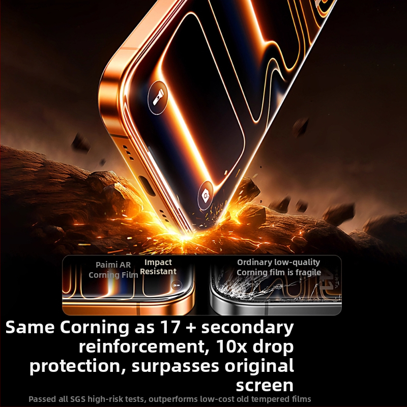 Протектор за екран от закалено стъкло за iPhone 14 Pro Max — преден филм, пълно покритие, марка PaiPaiMi