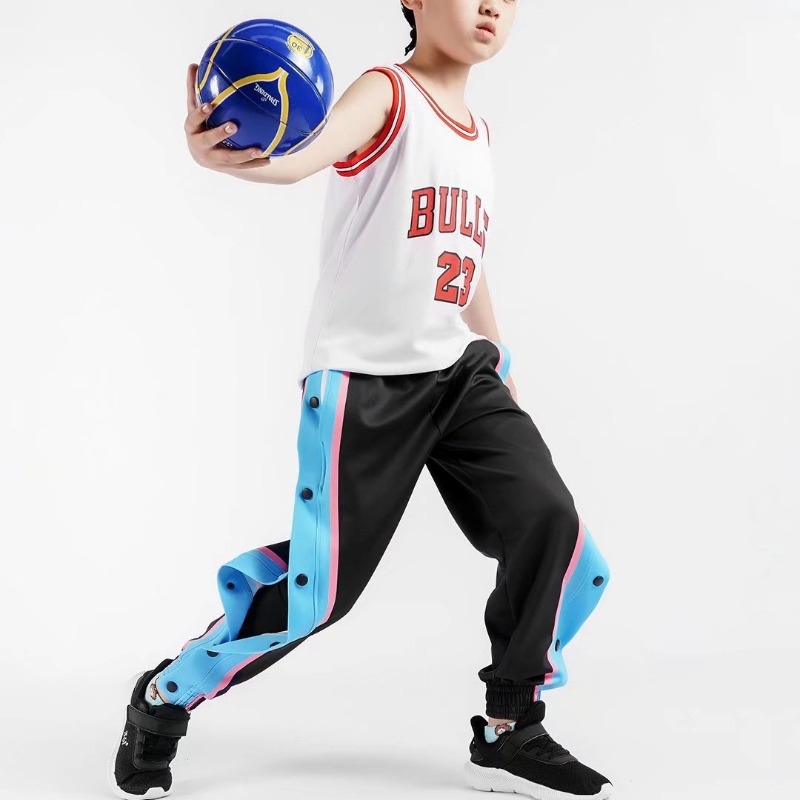 Παιδικά παντελόνια προπόνησης με τρεις ρίγες για αγόρια, ύφασμα από μίγμα βαμβακιού-πολυεστέρα, χωρίς επένδυση, φθινοπωρινό/χειμερινό, 8+ ετών