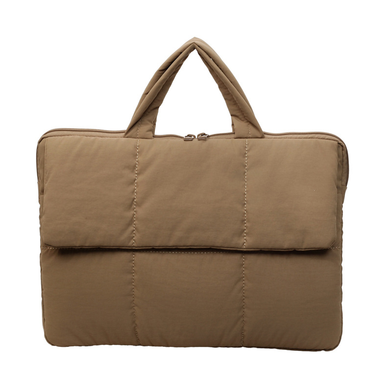 Geantă pentru laptop în stil dosar, model unic, țesătură Oxford, căptușeală poliester, ușoară, Iarna 2025