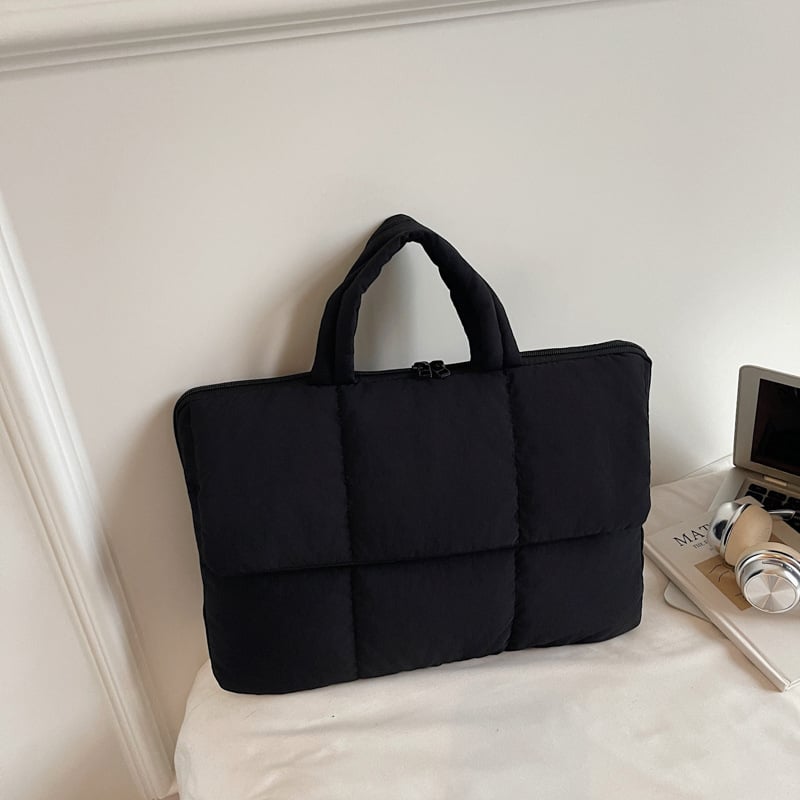 Geantă pentru laptop în stil dosar, model unic, țesătură Oxford, căptușeală poliester, ușoară, Iarna 2025