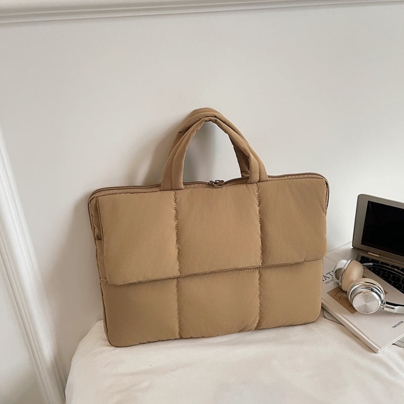 Geantă pentru laptop în stil dosar, model unic, țesătură Oxford, căptușeală poliester, ușoară, Iarna 2025