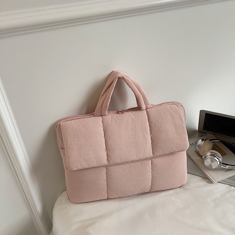 Geantă pentru laptop în stil dosar, model unic, țesătură Oxford, căptușeală poliester, ușoară, Iarna 2025