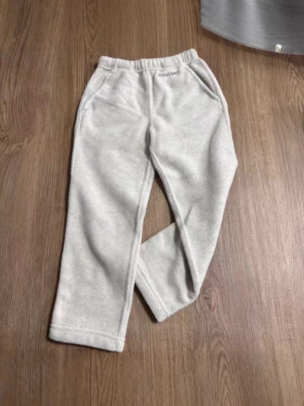 Παιδικά παντελόνια για τον χειμώνα, unisex, πολαρ φλίς ύφασμα, υψηλή μέση, ίσια γραμμή