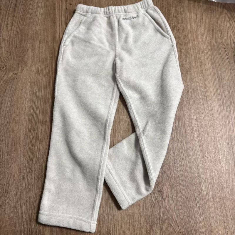 Παιδικά παντελόνια για τον χειμώνα, unisex, πολαρ φλίς ύφασμα, υψηλή μέση, ίσια γραμμή