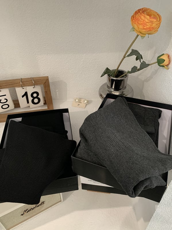 Pamutkeverék fonalból készült harisnyanadrág, meleg és vastag, 9/10 hossz, magas elasztikusság, zoklis stílus