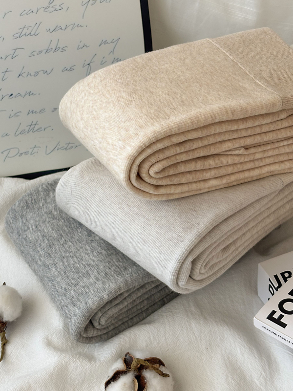 Női vastagított pamutkeverék leggings, 3/4 hosszú, magas rugalmasság, melegen tart