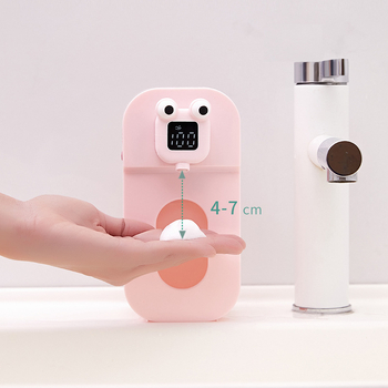 Automatski dispenser pjene sapuna s infracrvenim senzorom, zidni nosač, bez bušenja; Materijal: ABS + PC + silika gel; Težina: 286,5 g
