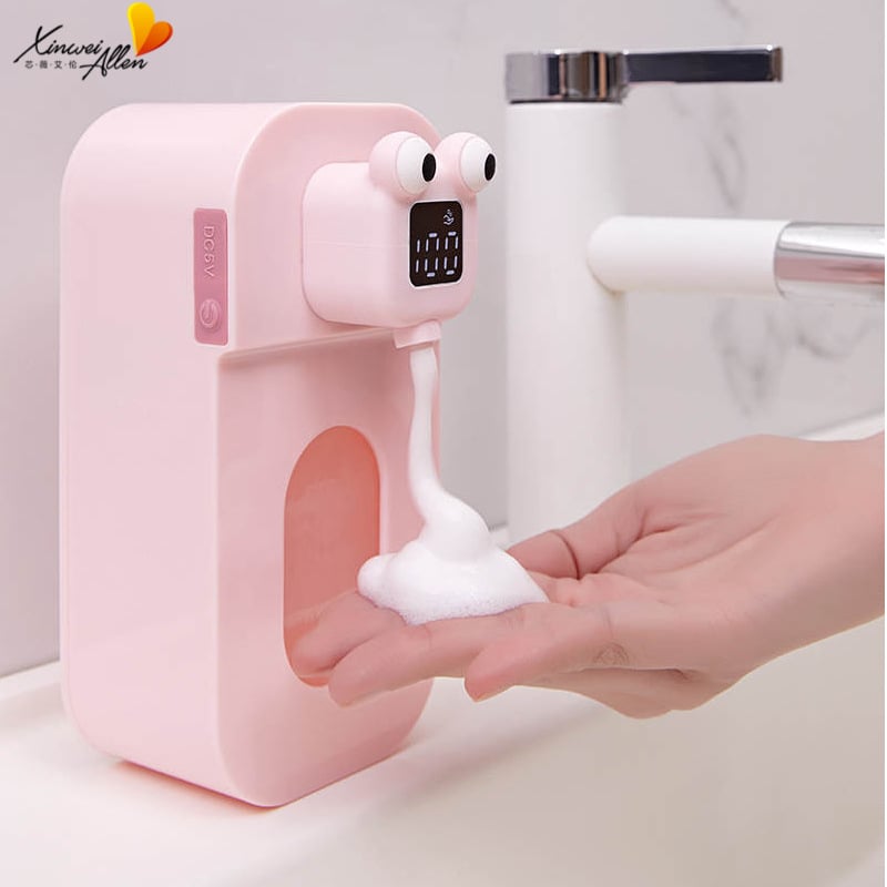 Automatski dispenser pjene sapuna s infracrvenim senzorom, zidni nosač, bez bušenja; Materijal: ABS + PC + silika gel; Težina: 286,5 g