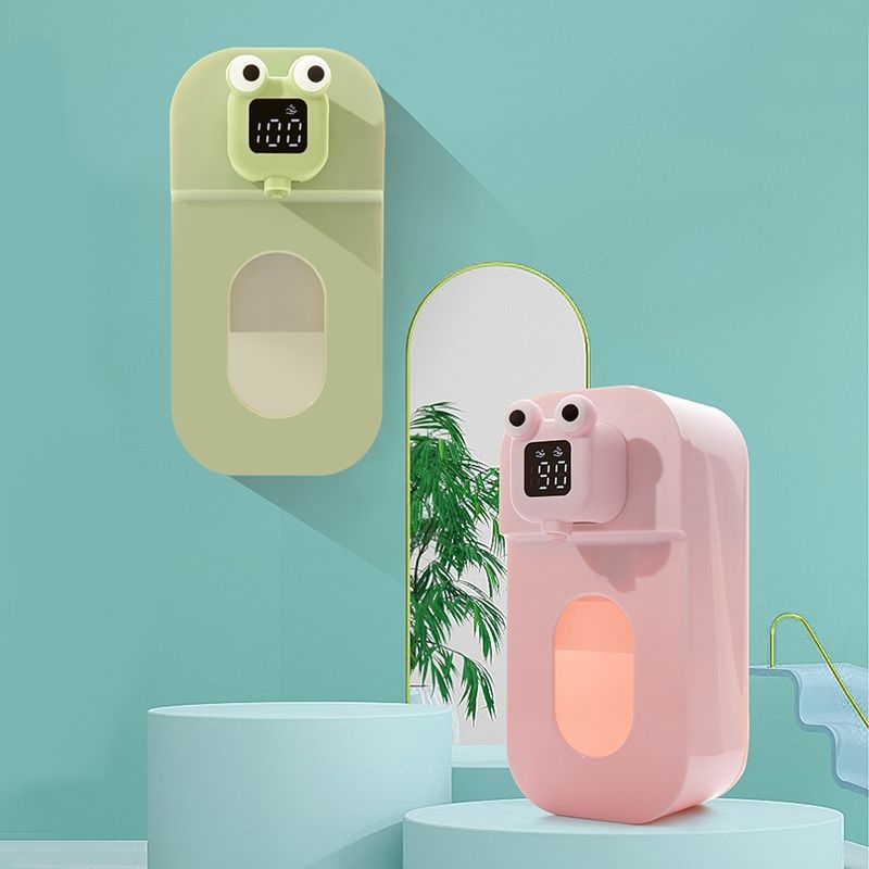 Automatski dispenser pjene sapuna s infracrvenim senzorom, zidni nosač, bez bušenja; Materijal: ABS + PC + silika gel; Težina: 286,5 g