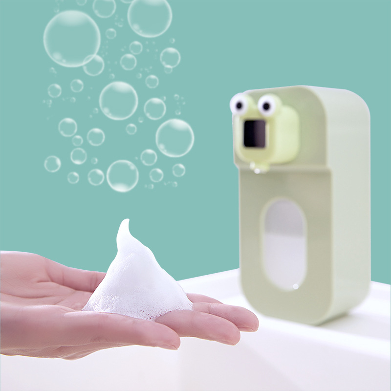 Automatski dispenser pjene sapuna s infracrvenim senzorom, zidni nosač, bez bušenja; Materijal: ABS + PC + silika gel; Težina: 286,5 g