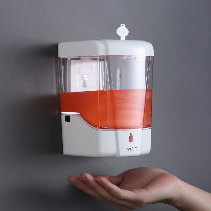 Stenski automatski dozator sapuna s indukcijskim senzorom – ABS, moderni minimalistički dizajn, težina 393,4 g