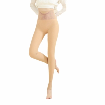 Ženske nylonske leggings s flis podstavom, podižu stražnjicu, oblikuju siluetu, upijaju znoj, puna duljina