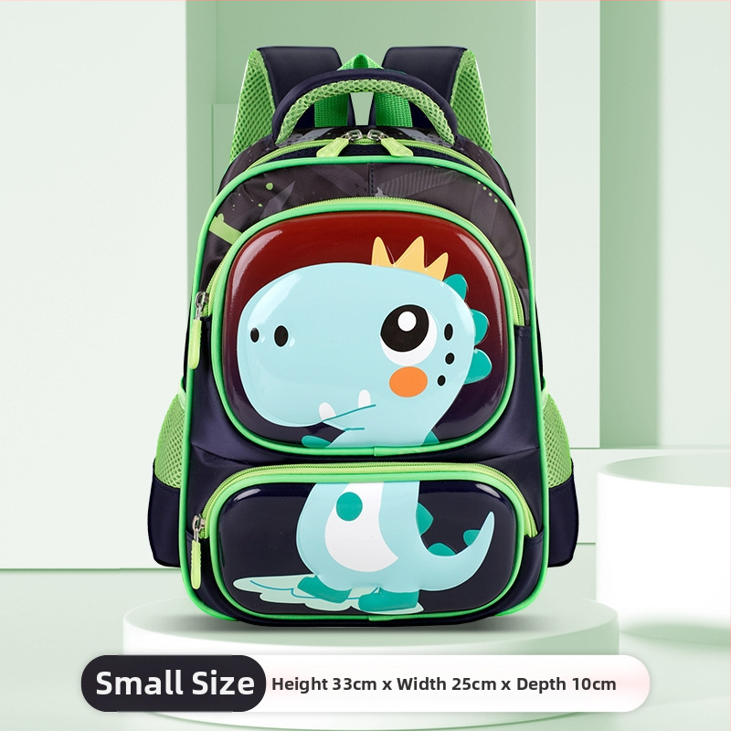 Detský školský batoh s motívom zvierat – Oxford látka, ramenné popruhy s vzduchovým výplňom, pre triedu 1.–2., kreslený štýl