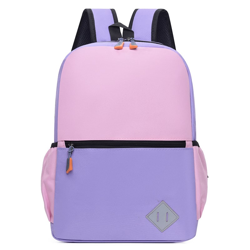 Unisex detský batoh pre materskú školu a základnú školu — Oxford textil, odolný voči opotrebeniu, znižuje záťaž, zakrivené ramenné popruhy, prispôsobenie loga