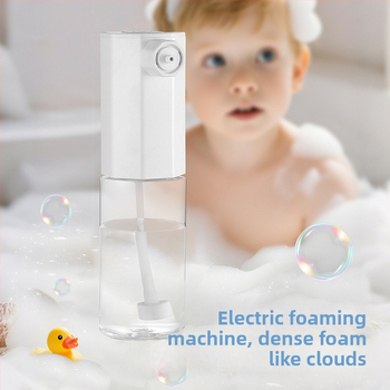 Spumator electric inteligent pentru șampon, săpun de mâini, gel de duș și demachiant pentru față, cu spumă densă și pistol de pulverizare