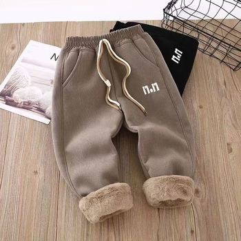 Gyermekek téli nadrágok, uniszex, alap stílus, anyag: poliészter 90%, középmagas derekú gumis derékszíj