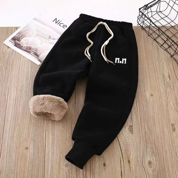 Gyermekek téli nadrágok, uniszex, alap stílus, anyag: poliészter 90%, középmagas derekú gumis derékszíj