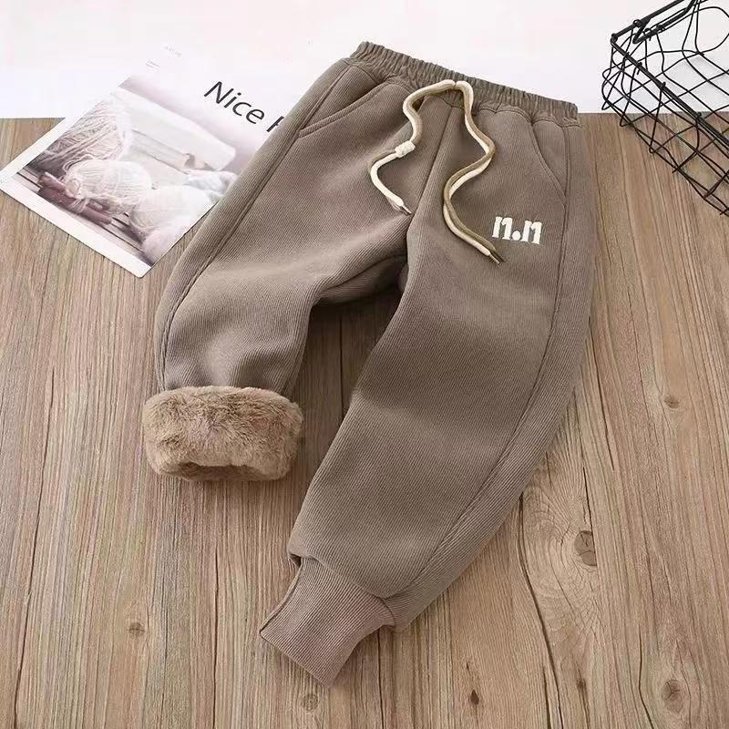 Gyermekek téli nadrágok, uniszex, alap stílus, anyag: poliészter 90%, középmagas derekú gumis derékszíj